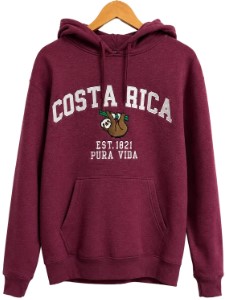 Sudadera Tradicional bordada Vino M
