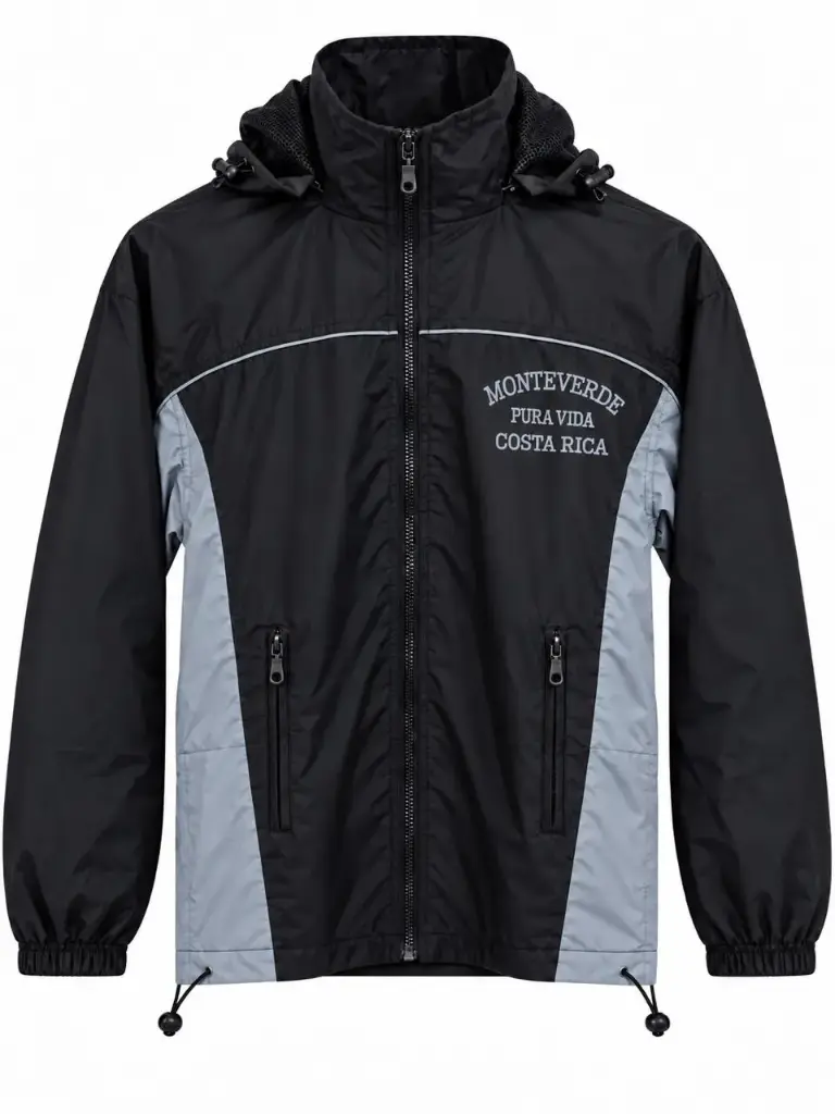 Jacket Impermeable MV Neg-Gris M