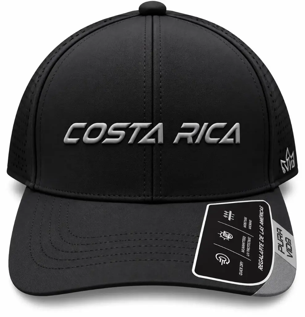 Gorra  Negra Letras  CR  / G36
