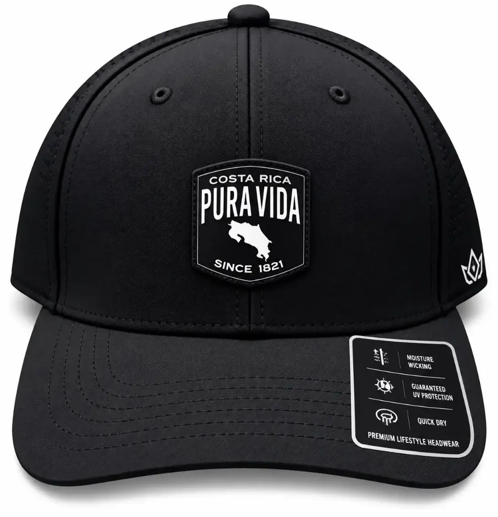 Gorra  Negra Diseño Mapa Blanco / G47