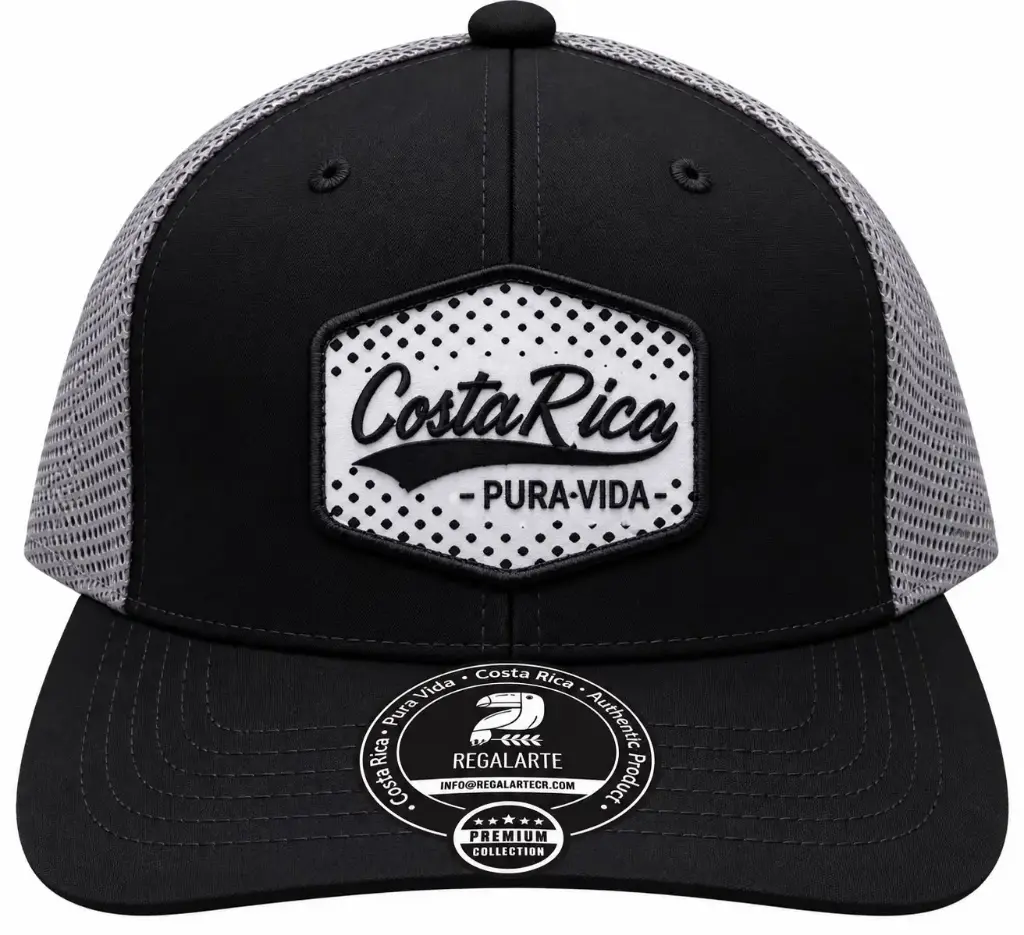 Gorra  de Maya Negra CR PV / G140
