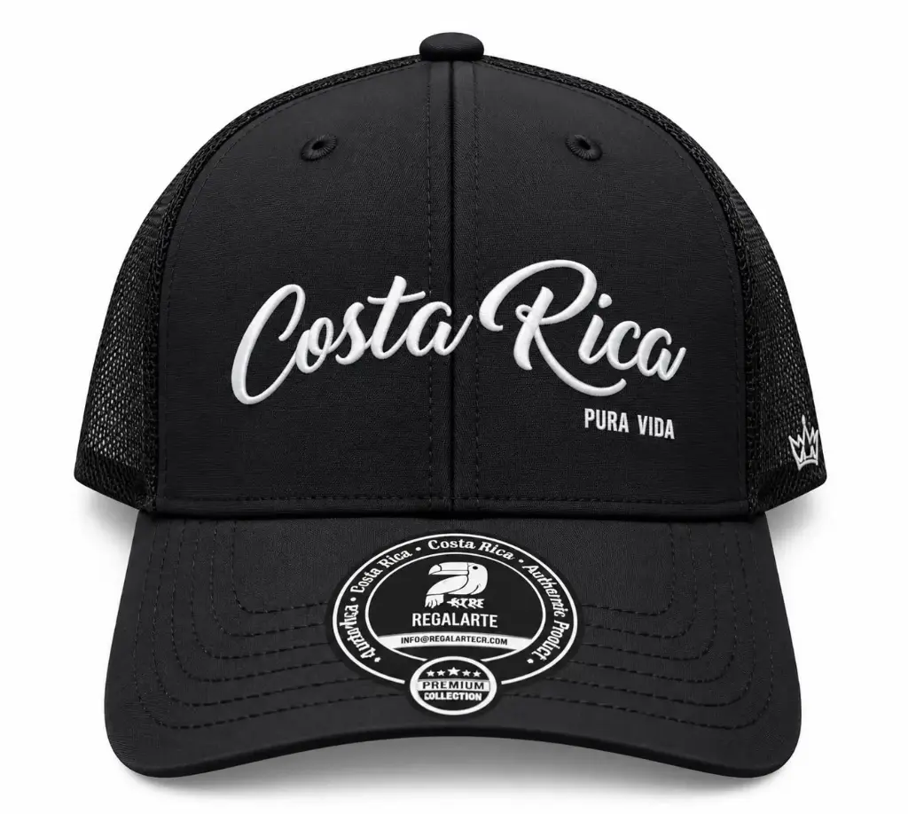 Gorra  Negra Letras Cursiva CR / G11