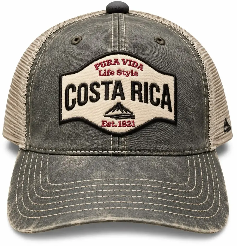 Gorra  Gris Malla Logo Life Style  / G48