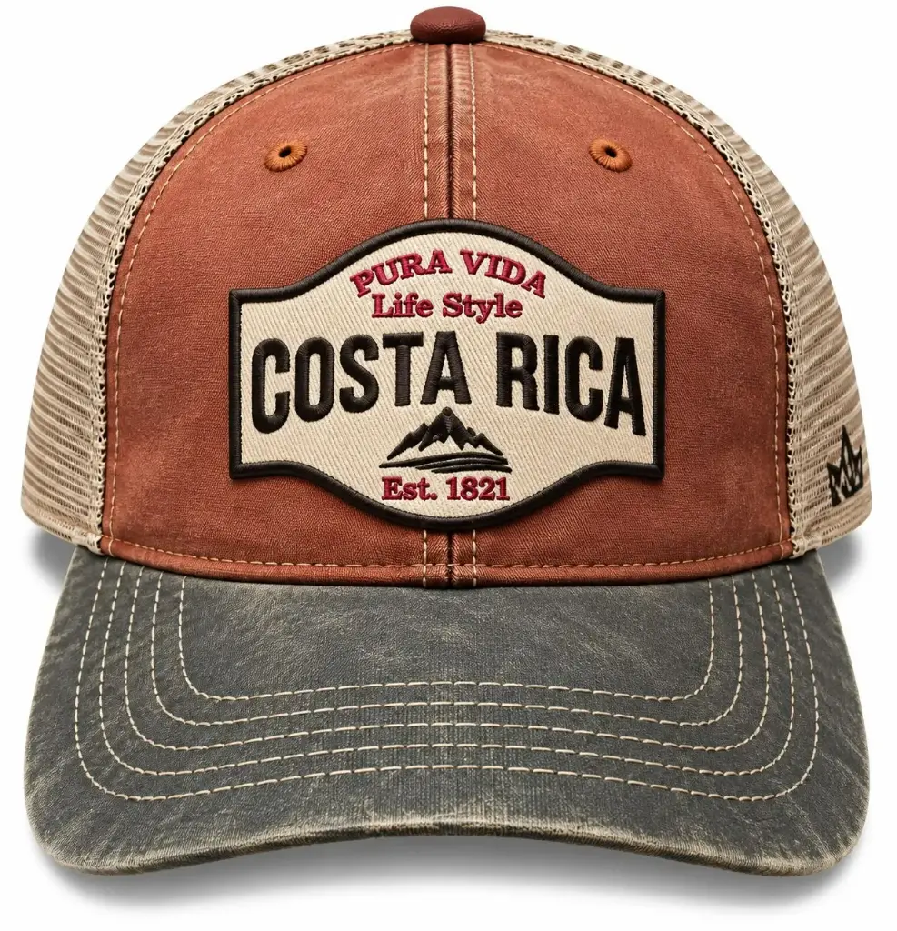 Gorra  Vino Malla Logo Life Style  / G49