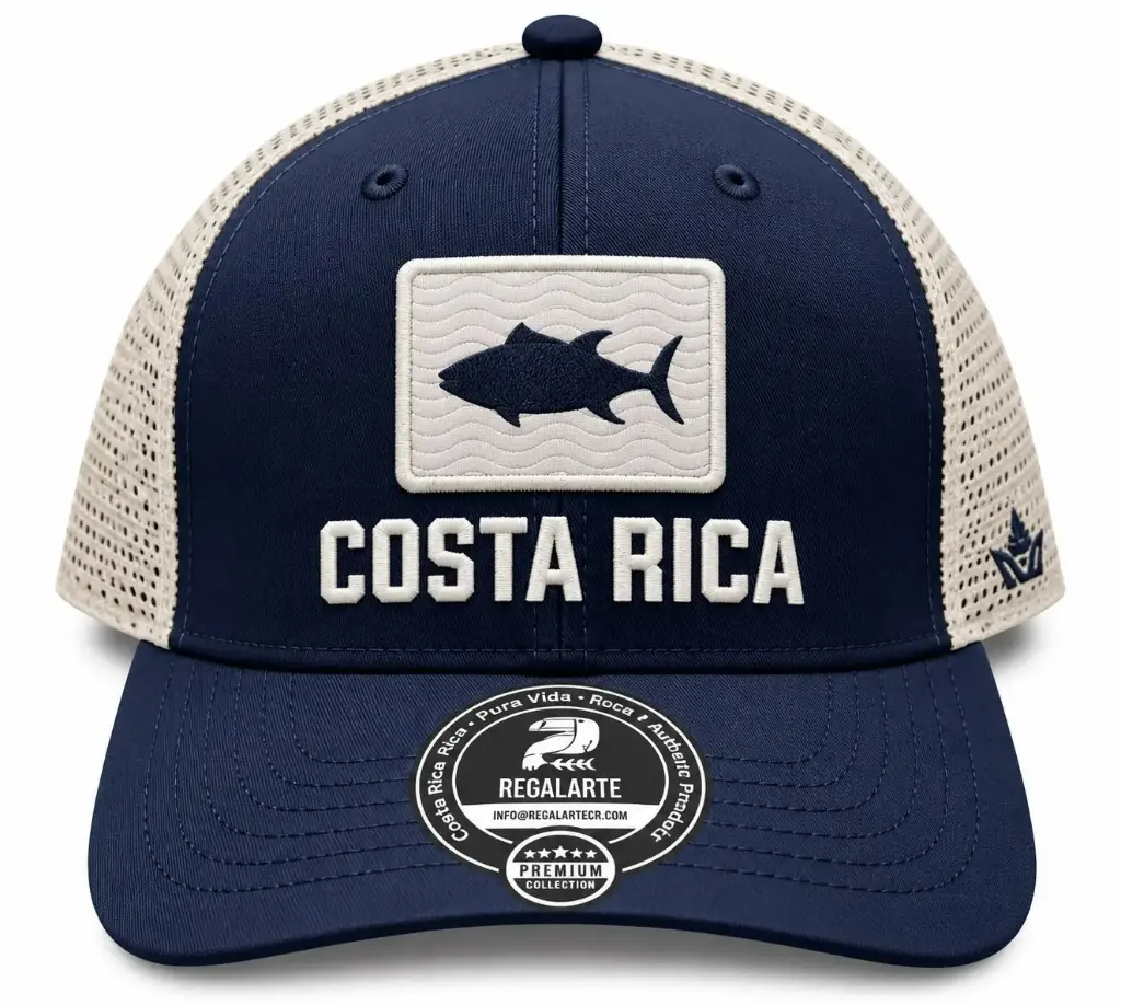 Gorra  Malla Diseño Pez Azul  / G23