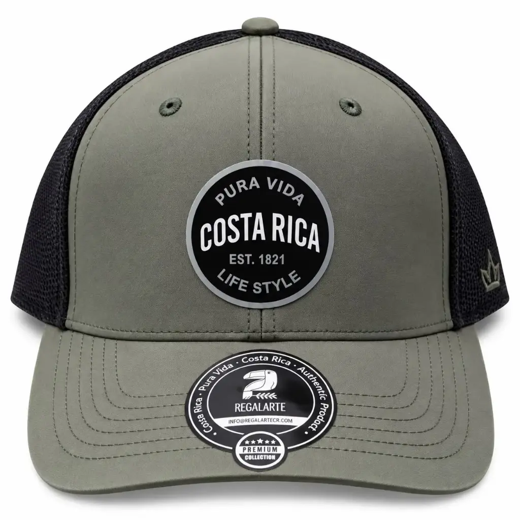 Gorra  VERDE DE MALLA LOGO CIRCULO   / G78