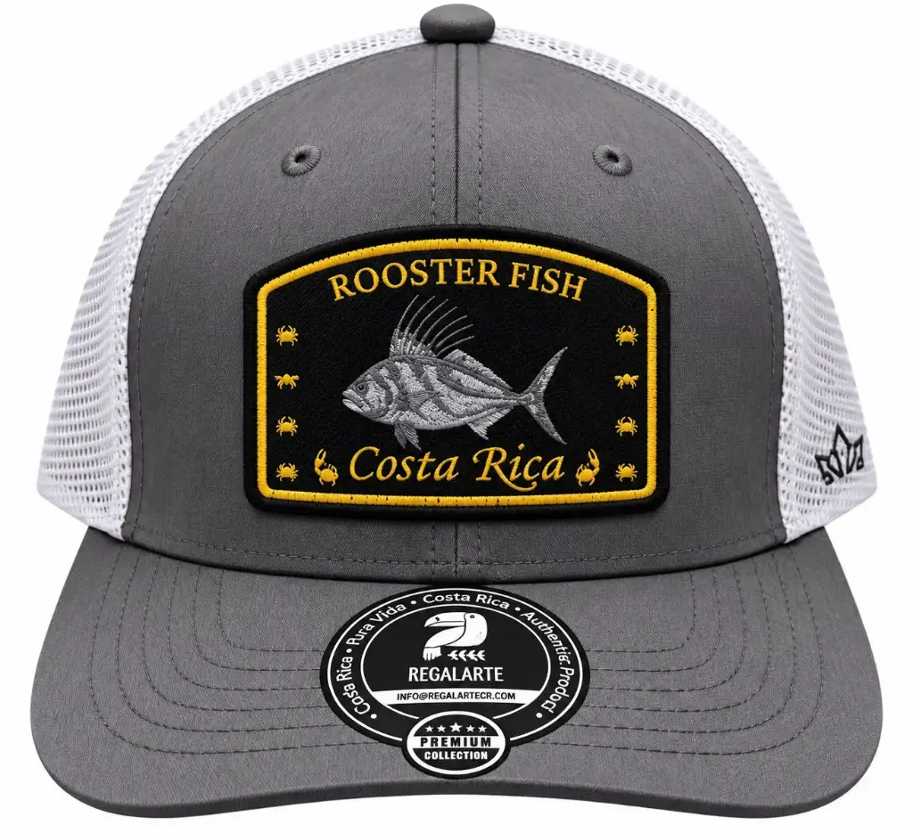 Gorra  Gris de Malla Pez Gallo / G133