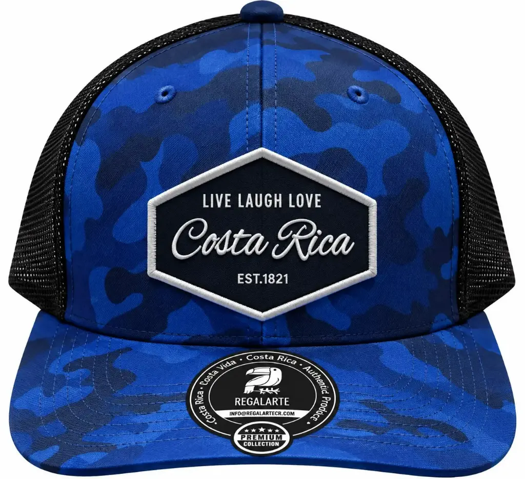 Gorra  Azul Camuflada Live Laugh Love / G136