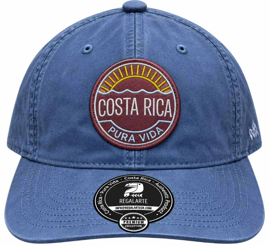 Gorra  de Tela Azul  Sol CR / G141