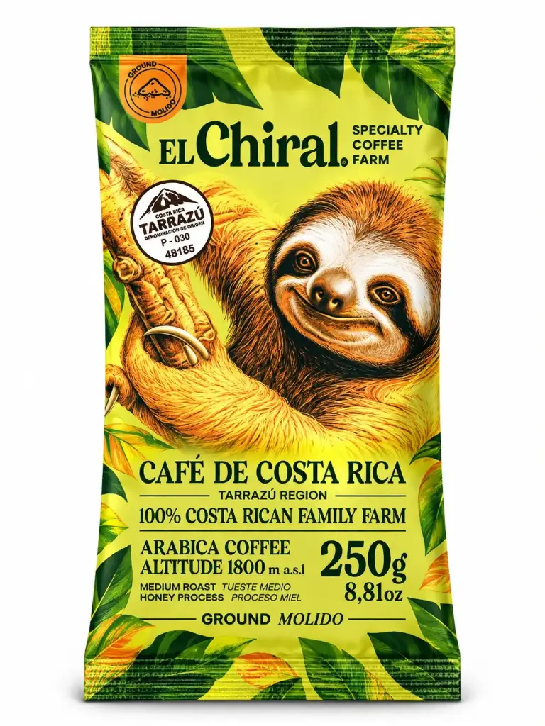 Café Molido 250g Perezoso Miel