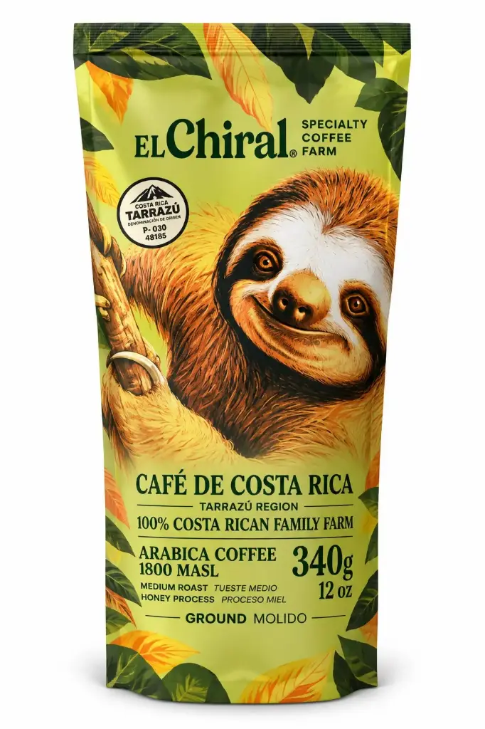 Café Molido 340g Perezoso Miel