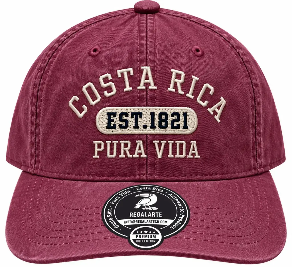 Gorra de Wash Vino