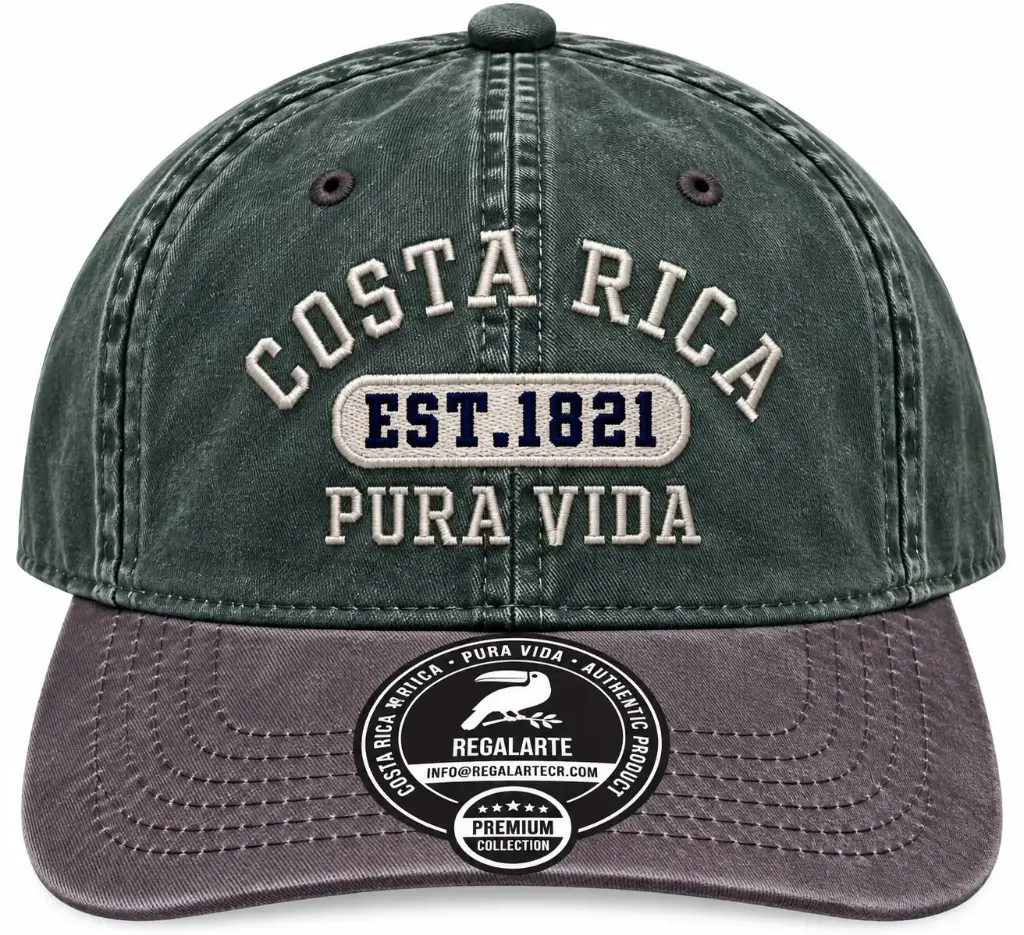 Gorra Wash Verde- Cafe