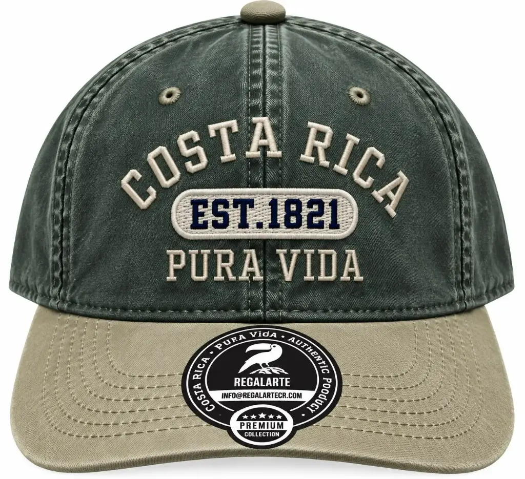 Gorra Wash Verde Olive / Beige