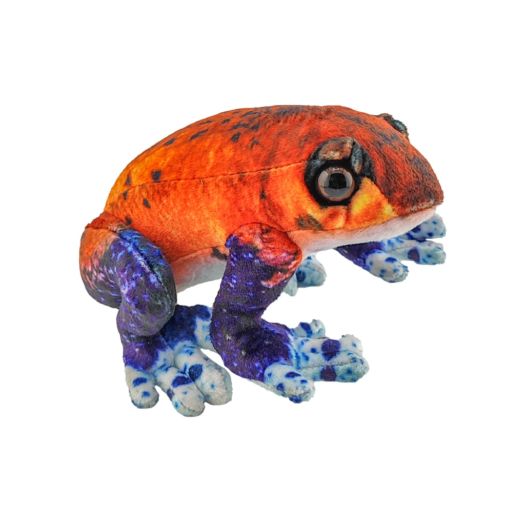 Peluche Rana Roja 6,5 Pulgadas