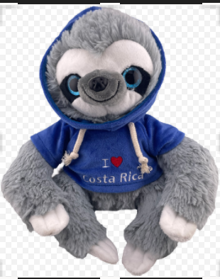 Peluche Perezoso Hoodie 20 pulg