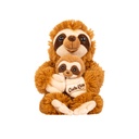 Perezoso con Cria Tini 23cm