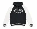Sudadera con Gorro Bordada Negro y Blanco 2XL 