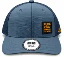Gorra  Azul Logo Anaranjado  / G33