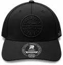 Gorra  Negra Parche Redondo Negro  / G41