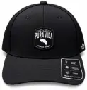 Gorra  Negra Diseño Mapa Blanco / G47