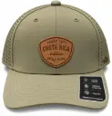 Gorra  Deportiva Gris Adulto Parche Cuero  / G50