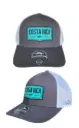 Gorra  Gris de Malla Blanca Logo Pesca / G5