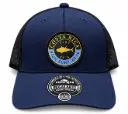 Gorra  Azul Malla Diseño Pez / G16