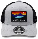 Gorra  Gris de Malla Logo Atardecer  / G61