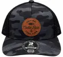 Gorra  Negra Camuflada Parche Café / G135